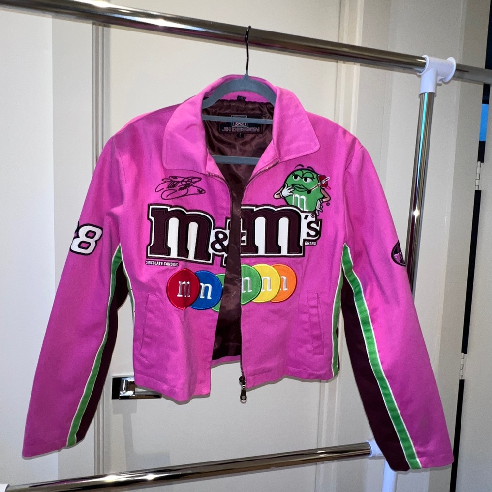 JH Design Pink M&Ms Vitage Jacket